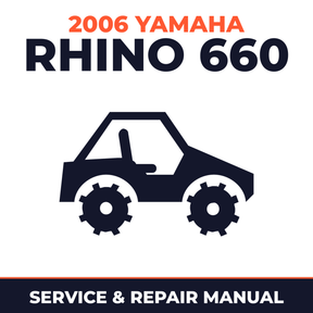 2006 Yamaha RHINO 660 Service and Repair Manual - side-by-side workshop manual cover
