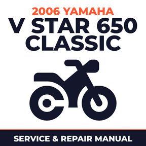 2006 Yamaha V STAR 650 CLASSIC Service and Repair Manual - motorcycle workshop manual cover