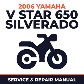 2006 Yamaha V STAR 650 SILVERADO Service and Repair Manual - motorcycle workshop manual cover