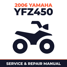 2006 Yamaha YFZ450 Service and Repair Manual - ATV workshop manual cover