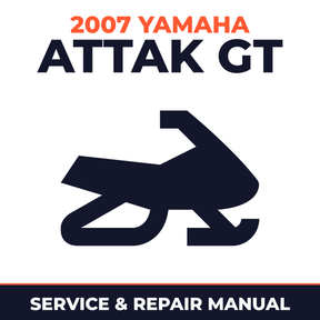2007 Yamaha ATTAK GT Service and Repair Manual - snowmobile workshop manual cover