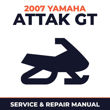 2007 Yamaha ATTAK GT Service and Repair Manual - snowmobile workshop manual cover