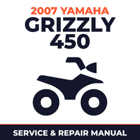 2007 Yamaha GRIZZLY 450 Service and Repair Manual - ATV workshop manual cover
