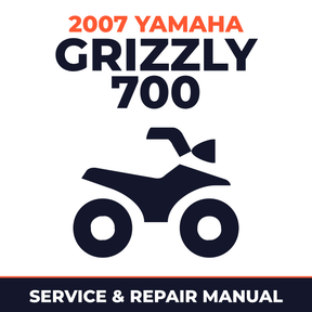 2007 Yamaha GRIZZLY 700 Service and Repair Manual - ATV workshop manual cover