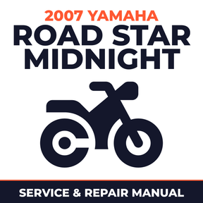 2007 Yamaha ROAD STAR MIDNIGHT Service and Repair Manual - motorcycle workshop manual cover