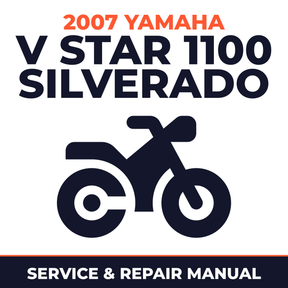 2007 Yamaha V STAR 1100 SILVERADO Service and Repair Manual - motorcycle workshop manual cover