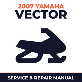 2007 Yamaha VECTOR Service and Repair Manual - snowmobile workshop manual cover
