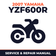 2007 Yamaha YZF600R Service and Repair Manual - motorcycle workshop manual cover