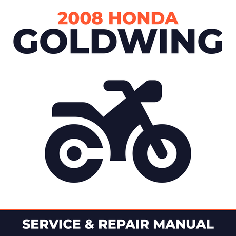 2008 Honda Goldwing Service and Repair Manual - motorcycle workshop manual cover