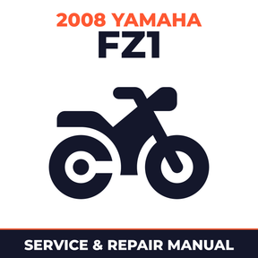 2008 Yamaha FZ1 Service and Repair Manual - motorcycle workshop manual cover
