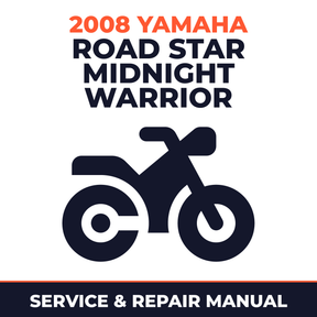 2008 Yamaha ROAD STAR MIDNIGHT WARRIOR Service and Repair Manual - motorcycle workshop manual cover