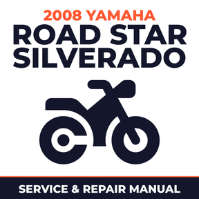 2008 Yamaha ROAD STAR SILVERADO Service and Repair Manual - motorcycle workshop manual cover