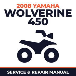 2008 Yamaha WOLVERINE 450 Service and Repair Manual - ATV workshop manual cover
