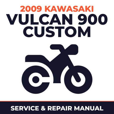 2009 Kawasaki Vulcan 900 Custom Service and Repair Manual - motorcycle workshop manual cover