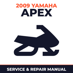 2009 Yamaha APEX Service and Repair Manual - snowmobile workshop manual cover
