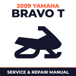 2009 Yamaha BRAVO T Service and Repair Manual - snowmobile workshop manual cover