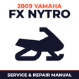 2009 Yamaha FX Nytro Service and Repair Manual - snowmobile workshop manual cover