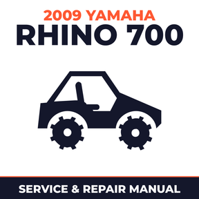 2009 Yamaha RHINO 700 Service and Repair Manual - side-by-side workshop manual cover