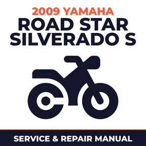 2009 Yamaha ROAD STAR SILVERADO S Service and Repair Manual - motorcycle workshop manual cover