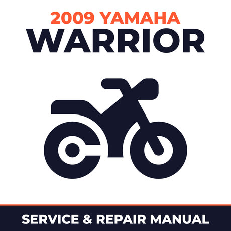2009 Yamaha WARRIOR Service and Repair Manual - motorcycle workshop manual cover