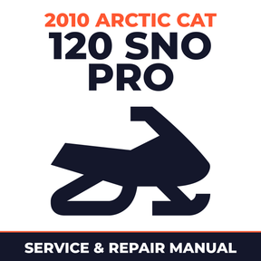 2010 Arctic Cat 120 Sno Pro Service and Repair Manual - snowmobile workshop manual cover