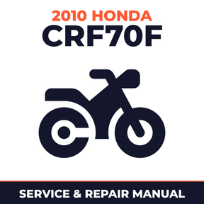 2010 Honda CRF70F Service and Repair Manual - motorcycle workshop manual cover