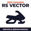 2010 Yamaha RS VECTOR Service and Repair Manual - snowmobile workshop manual cover