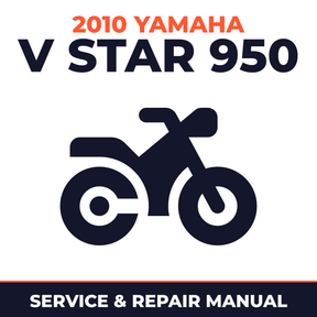 2010 Yamaha V STAR 950 Service and Repair Manual - motorcycle workshop manual cover