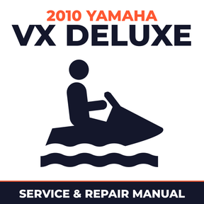 2010 Yamaha VX DELUXE Service and Repair Manual - personal watercraft workshop manual cover