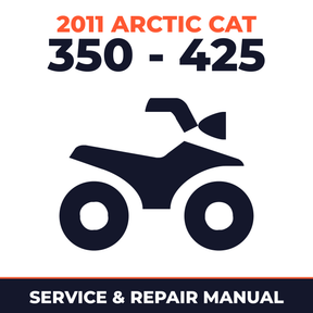2011 Arctic Cat 350 - 425 Service and Repair Manual - ATV workshop manual cover