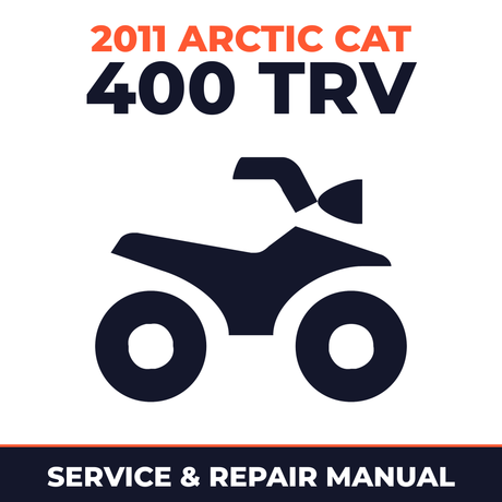 2011 Arctic Cat 400 TRV Service and Repair Manual - ATV workshop manual cover