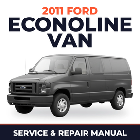 2011 Ford Econoline Van service and repair manual cover with vehicle photo