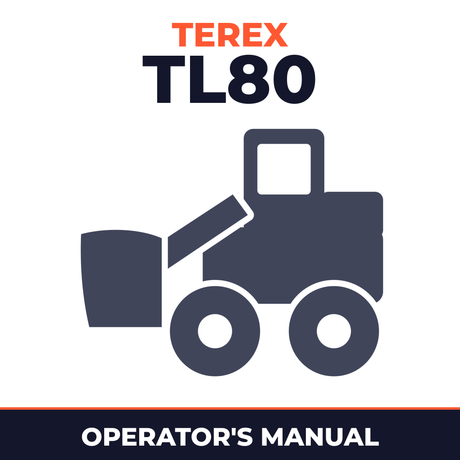 2011 Terex Wheel Loader TL80 Operating Manual