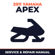 2011 Yamaha APEX Service and Repair Manual - snowmobile workshop manual cover