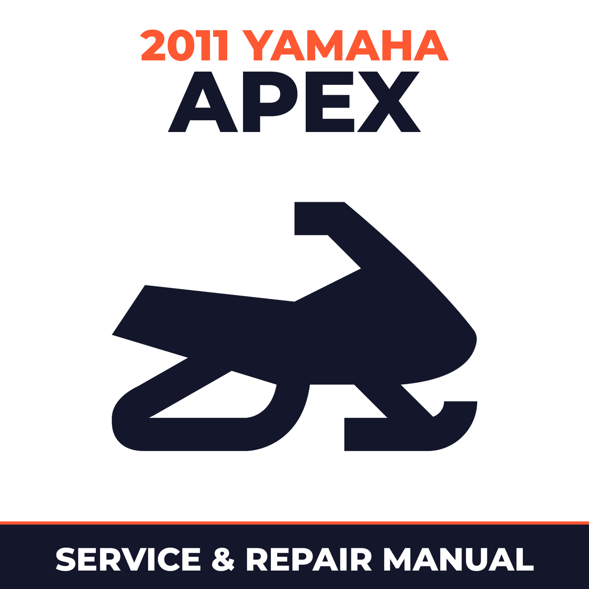 2011 Yamaha APEX Service and Repair Manual - snowmobile workshop manual cover