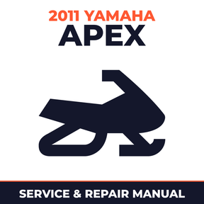 2011 Yamaha APEX Service and Repair Manual - snowmobile workshop manual cover