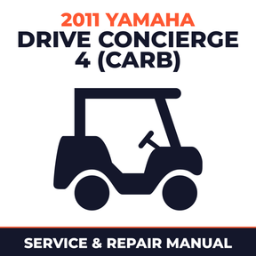 2011 Yamaha DRIVE CONCIERGE 4 (CARB) Service and Repair Manual - golf car workshop manual cover
