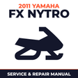 2011 Yamaha FX Nytro Service and Repair Manual - snowmobile workshop manual cover