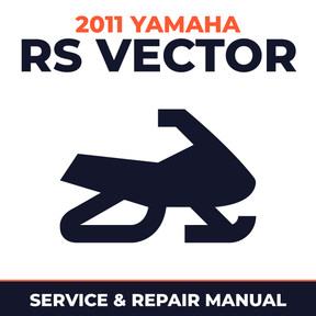 2011 Yamaha RS VECTOR Service and Repair Manual - snowmobile workshop manual cover