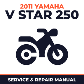 2011 Yamaha V STAR 250 Service and Repair Manual - motorcycle workshop manual cover