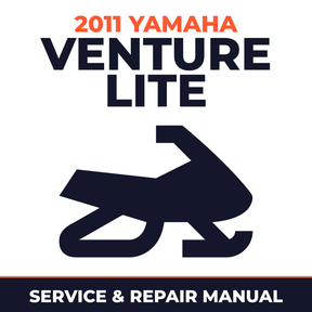 2011 Yamaha VENTURE LITE Service and Repair Manual - snowmobile workshop manual cover