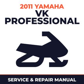 2011 Yamaha VK PROFESSIONAL Service and Repair Manual - snowmobile workshop manual cover