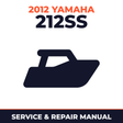 2012 Yamaha 212SS Service and Repair Manual - boat workshop manual cover