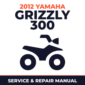 2012 Yamaha GRIZZLY 300 Service and Repair Manual - ATV workshop manual cover