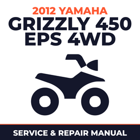 2012 Yamaha GRIZZLY 450 EPS 4WD Service and Repair Manual - ATV workshop manual cover