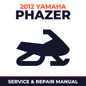 2012 Yamaha PHAZER Service and Repair Manual - snowmobile workshop manual cover