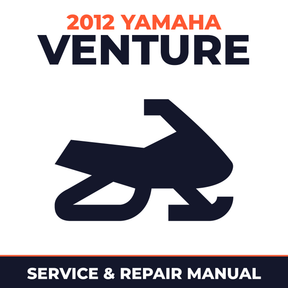 2012 Yamaha VENTURE Service and Repair Manual - snowmobile workshop manual cover