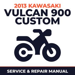 2013 Kawasaki Vulcan 900 Custom Service and Repair Manual - motorcycle workshop manual cover