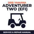 2013 Yamaha ADVENTURER TWO (EFI) Service and Repair Manual - golf car workshop manual cover