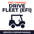 2013 Yamaha DRIVE FLEET (EFI) Service and Repair Manual - golf car workshop manual cover